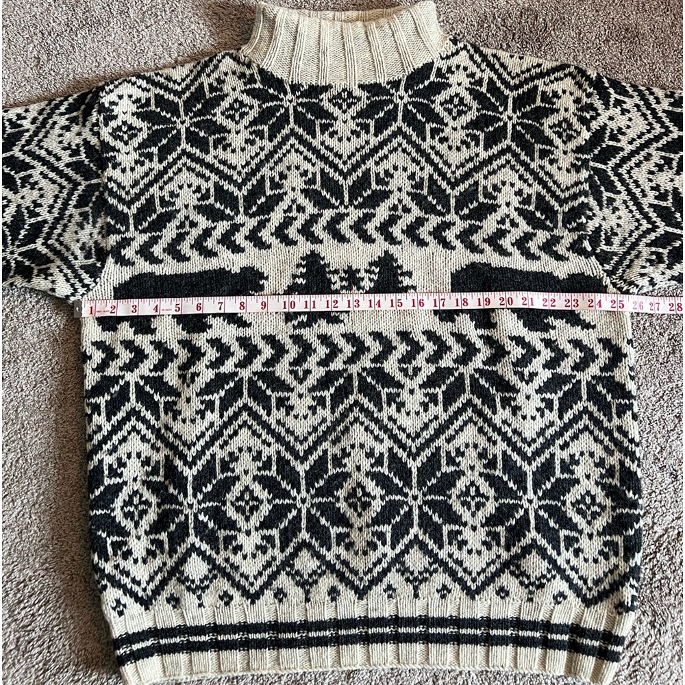 Muskoka Lakes 100% Wool Winter Sweater